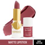Buy INSIGHT Cosmetics Non Transfer Matte Lipstick (Ll-04)_22 Bare With Me - Purplle
