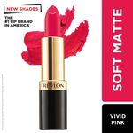 Buy Revlon Super Lustrous Lipstick (Bold Matte) Vivid Pink - Purplle