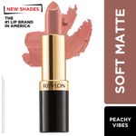 Buy Revlon Super Lustrous Lipstick (Bold Matte) Peachy Vibes - Purplle