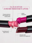 Buy INSIGHT COSMETICS 24 HRS NON TRANSFER MATTE LIPSTICK (LL-03)_VAMP ME UP! (01) - Purplle