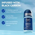 Buy Nivea Men Deep Impact Freshness Deodorant Roll-on - For Men (50 ml) - Purplle