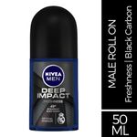 Buy Nivea Men Deep Impact Freshness Deodorant Roll-on - For Men (50 ml) - Purplle