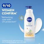 Buy NIVEA Aloe Protection Spf 15 Body Lotion (400 ml) - Purplle