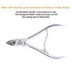 Buy Bronson Professional Cuticle Cutter, Nipper, Cuticle Remover /Nail Cutter Clippers with Super Sharp Curved Blade - Purplle