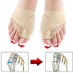 Buy Bronson Professional Toe thumb bunion corrector, toe separator, toe spreader with gel pad support: free size, 1pair - Purplle