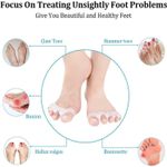 Buy Bronson Professional Toe spacer, toe separator, hammer toe corrector, toe straightener – free size – 1 pair - Purplle