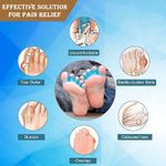 Buy Bronson Professional Toe spacer, toe separator, hammer toe corrector, toe straightener – free size – 1 pair - Purplle