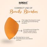 Buy INSIGHT Cosmetics Beauty Blender Sponge Applicator_Orange - Purplle