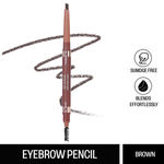Buy INSIGHT COSMETICS SMUDGE FREE EYEBROW PENCIL_BROWN (0.5 g) - Purplle