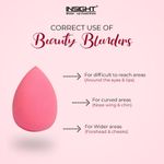 Buy INSIGHT Cosmetics Beauty Blender Sponge Applicator_Pink - Purplle