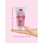 Buy VI-JOHN Feather Touch Hair Removal Cream Haldi Chandan,Rose & Cucumber Aloevera 40gx2 Each (Pack of 6) - Purplle