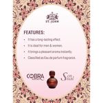Buy St John Cobra Sensual Eau de Perfume For Women 100ml- Pack of 2 - Purplle