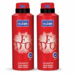 Buy VI-JOHN Irresistible Scent Fresh & Soothing Good Fragrance Energetic Deo (pack of 2) 175 ml each - Purplle