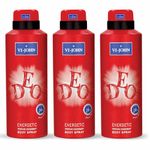 Buy VI-JOHN Irresistible Scent Fresh & Soothing Good Fragrance Energetic Deo (pack of 3) 175 ml each - Purplle