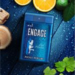 Buy Engage ON Cool Marine Pocket Perfume For Men, Citrus & Fresh Fragrance Scent, Skin Friendly Perfume for Men Long Lasting Smell, 18 / 17 ml - Purplle