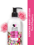 Buy Find Your Happy Place - Wrapped In Your Arms Moisturising Body Lotion Blush Rose & Raspberry 300ml - Purplle