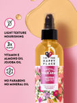 Buy Find Your Happy Place - Wrapped In Your Arms After-Bath Body Oil Blush Rose & Raspberry 200ml - Purplle