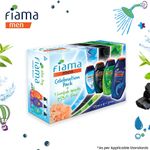 Buy Fiama Men Celebration Pack with 4 Unique Body Wash Shower Gels for Men, 500ml (125ml Pack of 4) Body Wash with Skin Conditioners for Refreshed Skin - Purplle
