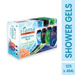 Buy Fiama Men Celebration Pack with 4 Unique Body Wash Shower Gels for Men, 500ml (125ml Pack of 4) Body Wash with Skin Conditioners for Refreshed Skin - Purplle