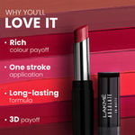 Buy Lakme Absolute 3D Lipstick 18 Nude Brick - 23 ml - Purplle
