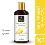Buy Good Vibes Keratin Nourishing Shampoo | Hair Repair, Anti-Dandruff, Strengthening | With Argan Oil | No Parabens, No Animal Testing (300 ml) - Purplle