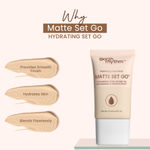 Buy Earth Rhythm Hydrating Matte Set Go Face Fluid Foundation | SPF 30, PA++++ - DOUGHY DRAWN - 30 ml - Purplle