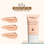 Buy Earth Rhythm Hydrating Matte Set Go Face Fluid Foundation | SPF 30, PA++++ - HONEY PIE - 30 ml - Purplle