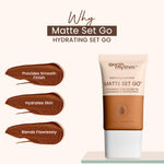 Buy Earth Rhythm Hydrating Matte Set Go Face Fluid Foundation | SPF 30, PA++++ - DOWN TOWN - 30 ml - Purplle