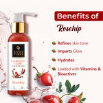 Buy Good Vibes Hydrating Glow Rosehip Face Wash With Power Of Serum (200 ml) - Purplle