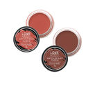 Buy Love Earth Lip Tint & Cheek Tint Multipot Combo (Coral & Caramel Brown) with Richness of Jojoba Oil and Vitamin E for Lips, Eyelids and Cheeks - Purplle
