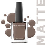 Buy Bella Voste MATTE Nail Polish| Quick Drying Formula| Cruelty Free| Paraben Free & No Harmful Chemicals| Vegan | Lasts for 7 Days & more|Chip Resistant | DEEP MATT Formula with Smooth & Easy Application | Shade no-M03 - Purplle