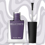 Buy Bella Voste MATTE Nail Polish| Quick Drying Formula| Cruelty Free| Paraben Free & No Harmful Chemicals| Vegan | Lasts for 7 Days & more|Chip Resistant | DEEP MATT Formula with Smooth & Easy Application | Shade no-M04 - Purplle