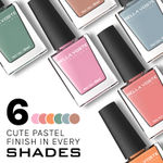Buy Bella Voste Pastel Nail Polish|Quick Drying Formula|Cruelty Free|Paraben Free & No Harmful Chemicals|Vegan|Lasts for 7 Days & more|Chip Resistant |Pastel COLOR Formula with Smooth & Easy Application | Shade no - P01 - 10 ml - Purplle