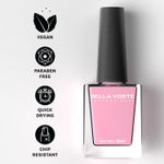 Buy Bella Voste Pastel Nail Polish|Quick Drying Formula|Cruelty Free|Paraben Free & No Harmful Chemicals|Vegan|Lasts for 7 Days & more|Chip Resistant |Pastel COLOR Formula with Smooth & Easy Application | Shade no - P01 - 10 ml - Purplle