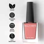 Buy Bella Voste Pastel Nail Polish|Quick Drying Formula|Cruelty Free|Paraben Free & No Harmful Chemicals|Vegan|Lasts for 7 Days & more|Chip Resistant |Pastel COLOR Formula with Smooth & Easy Application | Shade no - P02 - 10 ml - Purplle