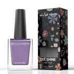 Buy Bella Voste Gel Shine Nail Paints | Quick Drying Formula | Cruelty Free | Paraben Free & No Harmful Chemicals| Vegan | Lasting for 7 Days & more | Chip Resistant | High Shine Formula with Smooth & Easy Application | Shade no - R02 - 10 ml - Purplle