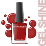Buy Bella Voste Gel Shine Nail Paints | Quick Drying Formula | Cruelty Free | Paraben Free & No Harmful Chemicals| Vegan | Lasting for 7 Days & more | Chip Resistant | High Shine Formula with Smooth & Easy Application | Shade no - R03 - 10 ml - Purplle