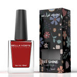 Buy Bella Voste Gel Shine Nail Paints | Quick Drying Formula | Cruelty Free | Paraben Free & No Harmful Chemicals| Vegan | Lasting for 7 Days & more | Chip Resistant | High Shine Formula with Smooth & Easy Application | Shade no - R03 - 10 ml - Purplle