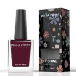 Buy Bella Voste Gel Shine Nail Paints | Quick Drying Formula | Cruelty Free | Paraben Free & No Harmful Chemicals| Vegan | Lasting for 7 Days & more | Chip Resistant | High Shine Formula with Smooth & Easy Application | Shade no - R04 - Purplle