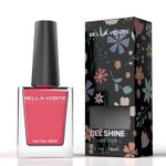 Buy Bella Voste Gel Shine Nail Paints | Quick Drying Formula | Cruelty Free | Paraben Free & No Harmful Chemicals| Vegan | Lasting for 7 Days & more | Chip Resistant | High Shine Formula with Smooth & Easy Application | Shade no - R12 - 10 ml - Purplle
