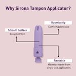 Buy Sirona Reusable Applicator for Tampons - Purplle