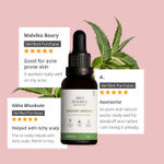 Buy Juicy Chemistry Organic Neem Oil, 30 ml | 100% Pure, Cold-Pressed & Certified Organic | Fights Acne, Dandruff & Scalp Build-Up | Antibacterial & Purifying for Skin & Hair - Purplle