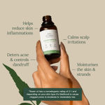 Buy Juicy Chemistry Organic Neem Oil, 30 ml | 100% Pure, Cold-Pressed & Certified Organic | Fights Acne, Dandruff & Scalp Build-Up | Antibacterial & Purifying for Skin & Hair - Purplle