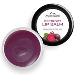 Buy Aravi Organic Beetroot Lip Balm With Beetroots, Shea Butter & Cocoa Butter - For Dry & Chapped Lips Lip - Protection & Nourishment - 8 gm - Purplle