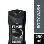 Buy Axe Black 3 In 1 Body, Face & Hair Wash for Men, Long-Lasting Fragrance, 250ml - Purplle