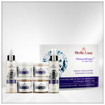 Buy Vedicline Diamond Tejas Skin Care Facial Kit ,Reduce Dullness, Signs of Ageing with Jojoba Oil, Diamond Bhasma and Vitamin B3 For Natural Glowing Face, 600ml - Purplle