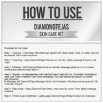Buy Vedicline Diamond Tejas Skin Care Facial Kit ,Reduce Dullness, Signs of Ageing with Jojoba Oil, Diamond Bhasma and Vitamin B3 For Natural Glowing Face, 600ml - Purplle
