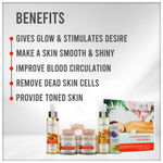 Buy Vedicline Kamayini Body Polishing Kit, Reduce Dead Skin, Stretch Marks with The Goodness of Sandalwood, Orange, Almond Make Skin Smooth and Shiny, 410ml - Purplle