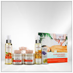 Buy Vedicline Kamayini Body Polishing Kit, Reduce Dead Skin, Stretch Marks with The Goodness of Sandalwood, Orange, Almond Make Skin Smooth and Shiny, 410ml - Purplle