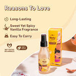 Buy Plum BodyLovin' Smokin' Vanilla Body Mist | Long Lasting Spicy Vanilla Fragrance For Women & Men With Honeysuckle, Musk & Vanilla | High On Fun | Travel-Friendly Perfume Body Spray 150 ml - Purplle